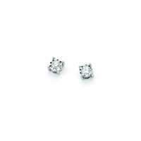 Boucles d'oreilles Donna Oro Luce in Or blanc Diamante DHOL8504.016
